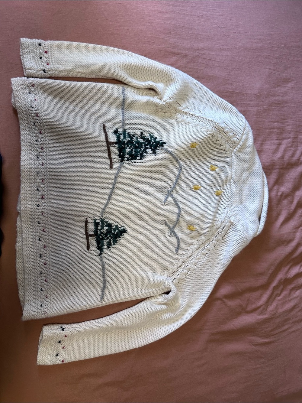 THE GREAT. Holiday Lodge Sweater Ski Motif with Toggle Closures - Picture 6 of 8